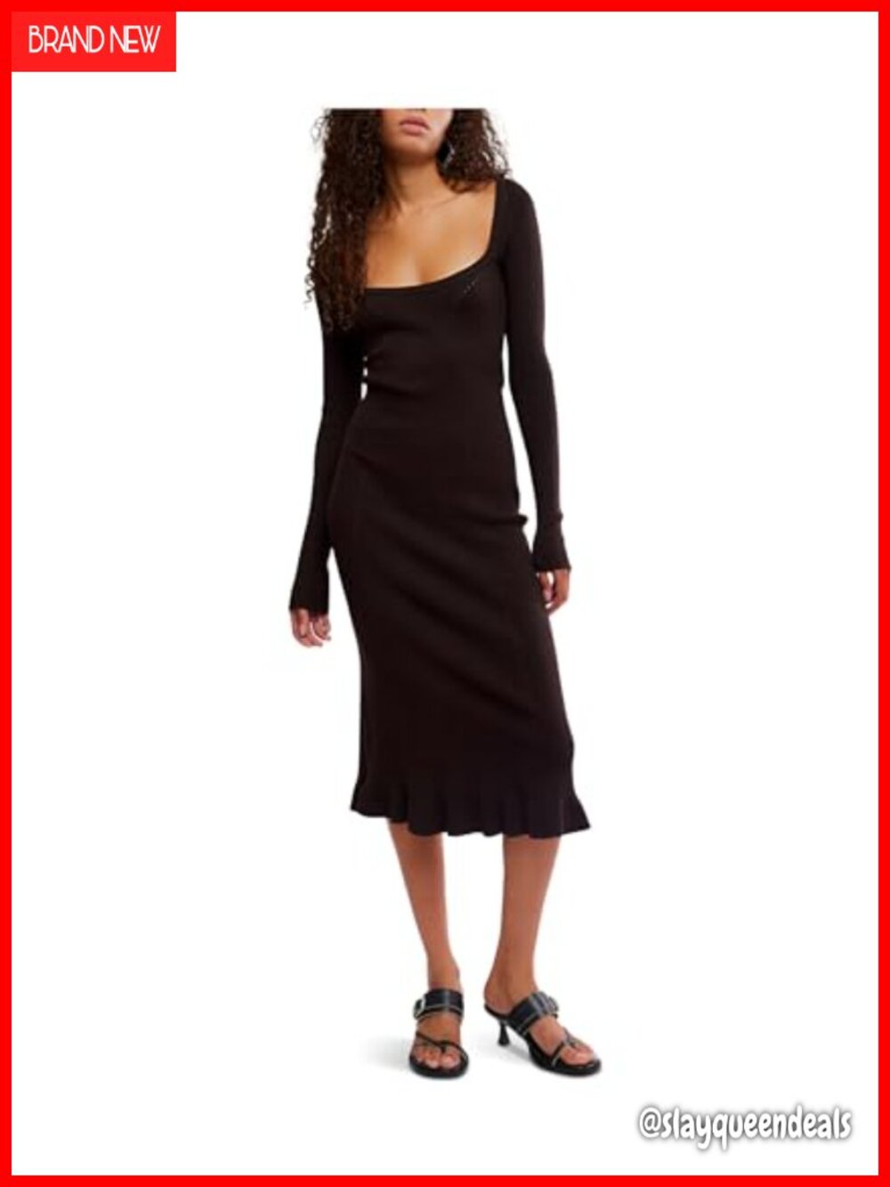 Slim Fit Floral Mesh Maxi Dress with Leg Slit